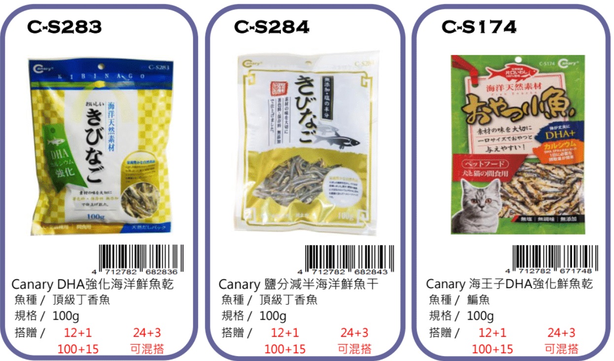 Canary cat food